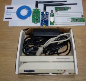 GSM DATA RECEIVER + LARGE DISTANCE ANTENNA ATM SKIMMER