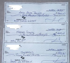 EAGLE BANK DEPOSIT CHECK | $2000 – $5000